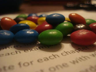 mnms on a Textbook