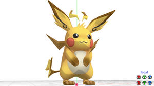 A MEGA RAICHU???? (From a bootleg App)