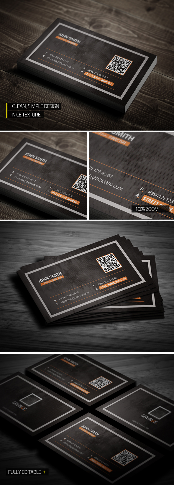 Grunge Business Card