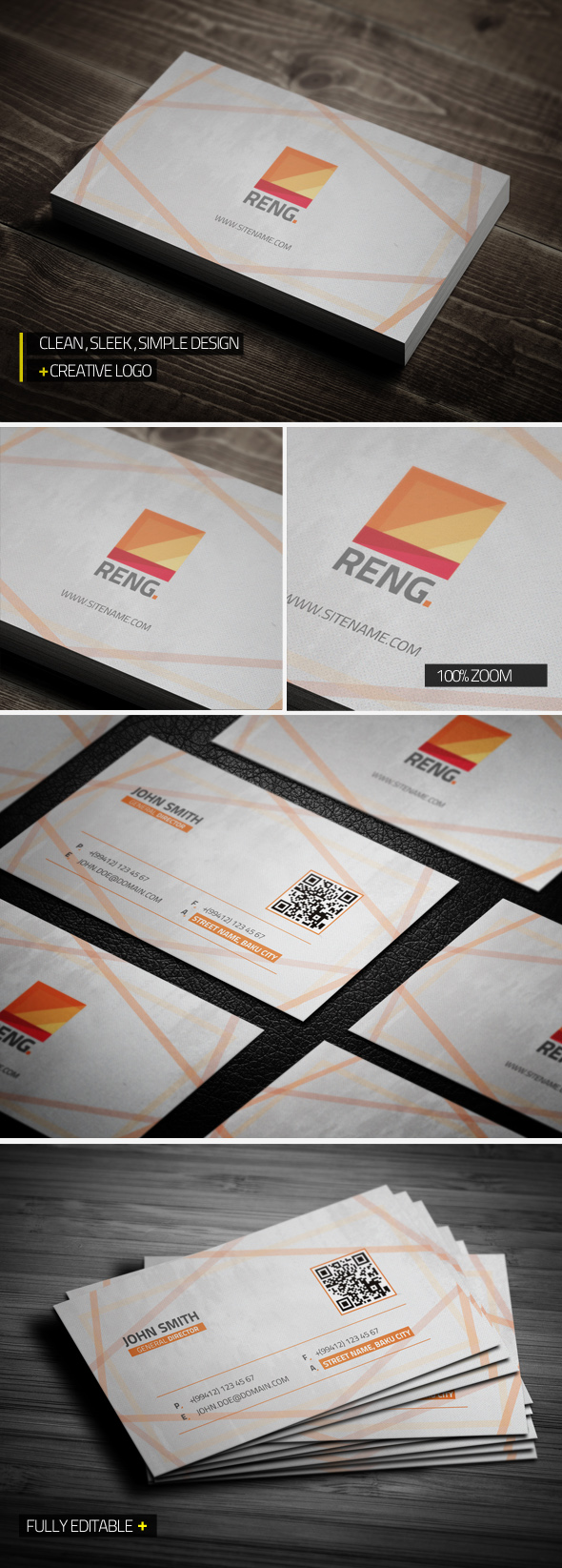 Reng Creative Business Card