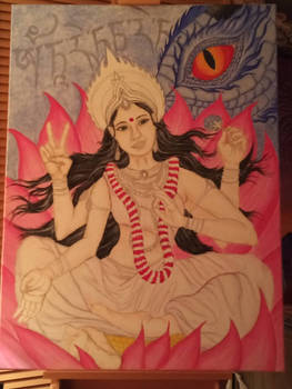 Lakshmi - Golden Tara progress