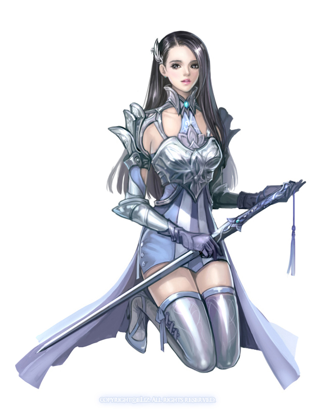 Female Knight by eliz7 on DeviantArt Female Knight by eliz7 on DeviantArt