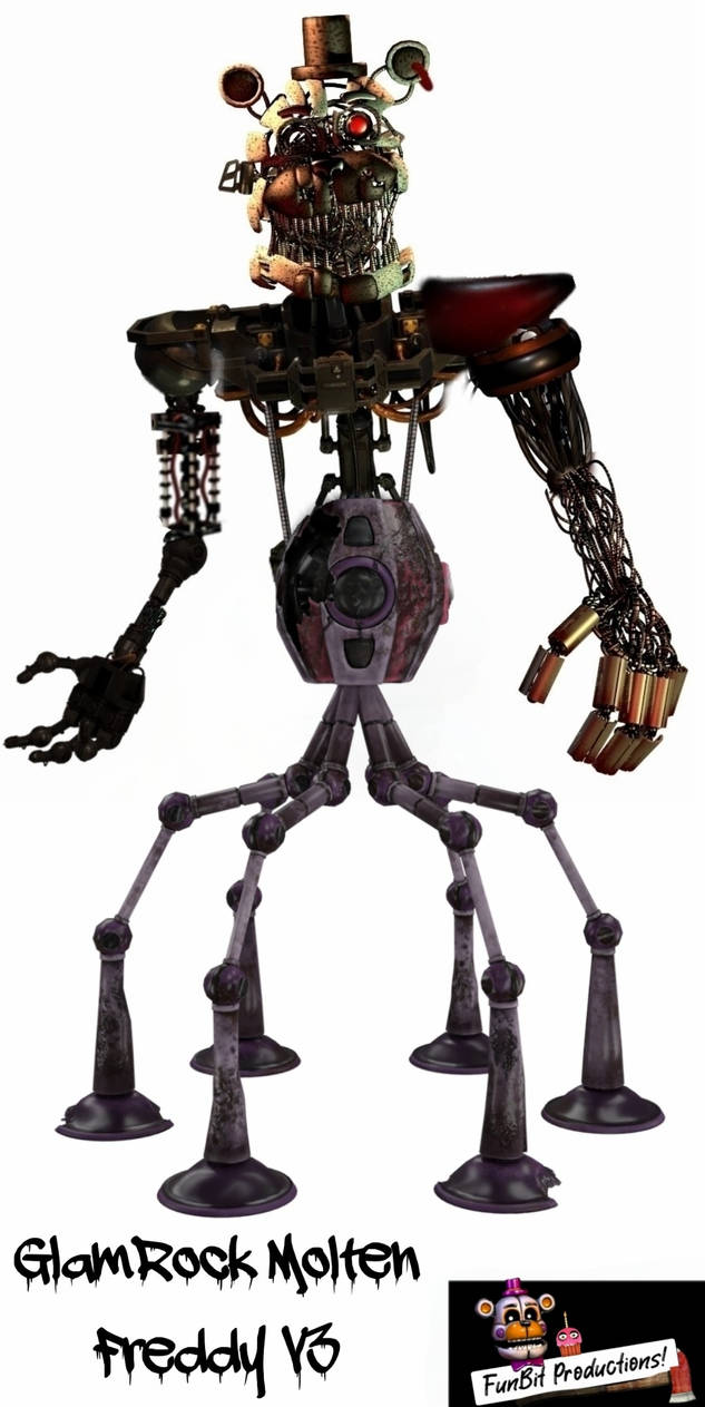 GlamRock Molten Freddy V3 by FunBitProductions on DeviantArt