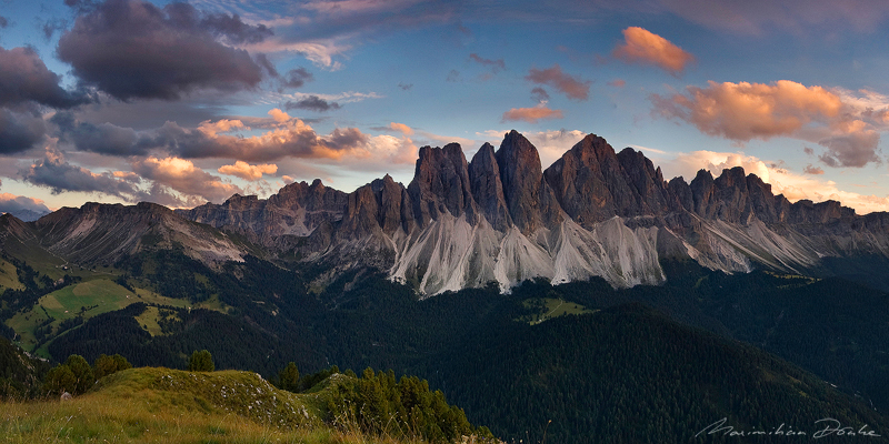 Sunset Over The Valley