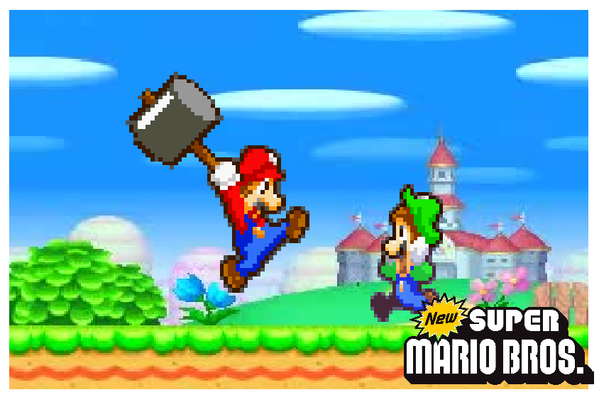 New Super Mario Bros. - Mario Vs Luigi by ipodtouch0218