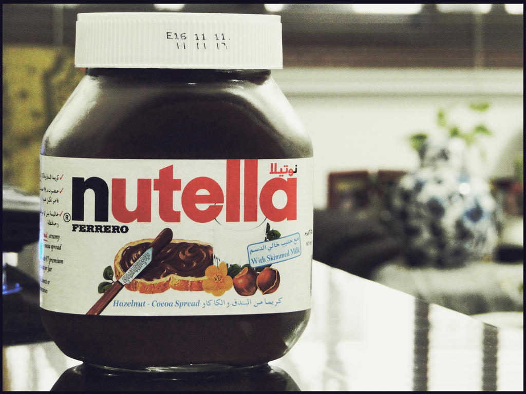 Happines Lies in a Nutella Pot