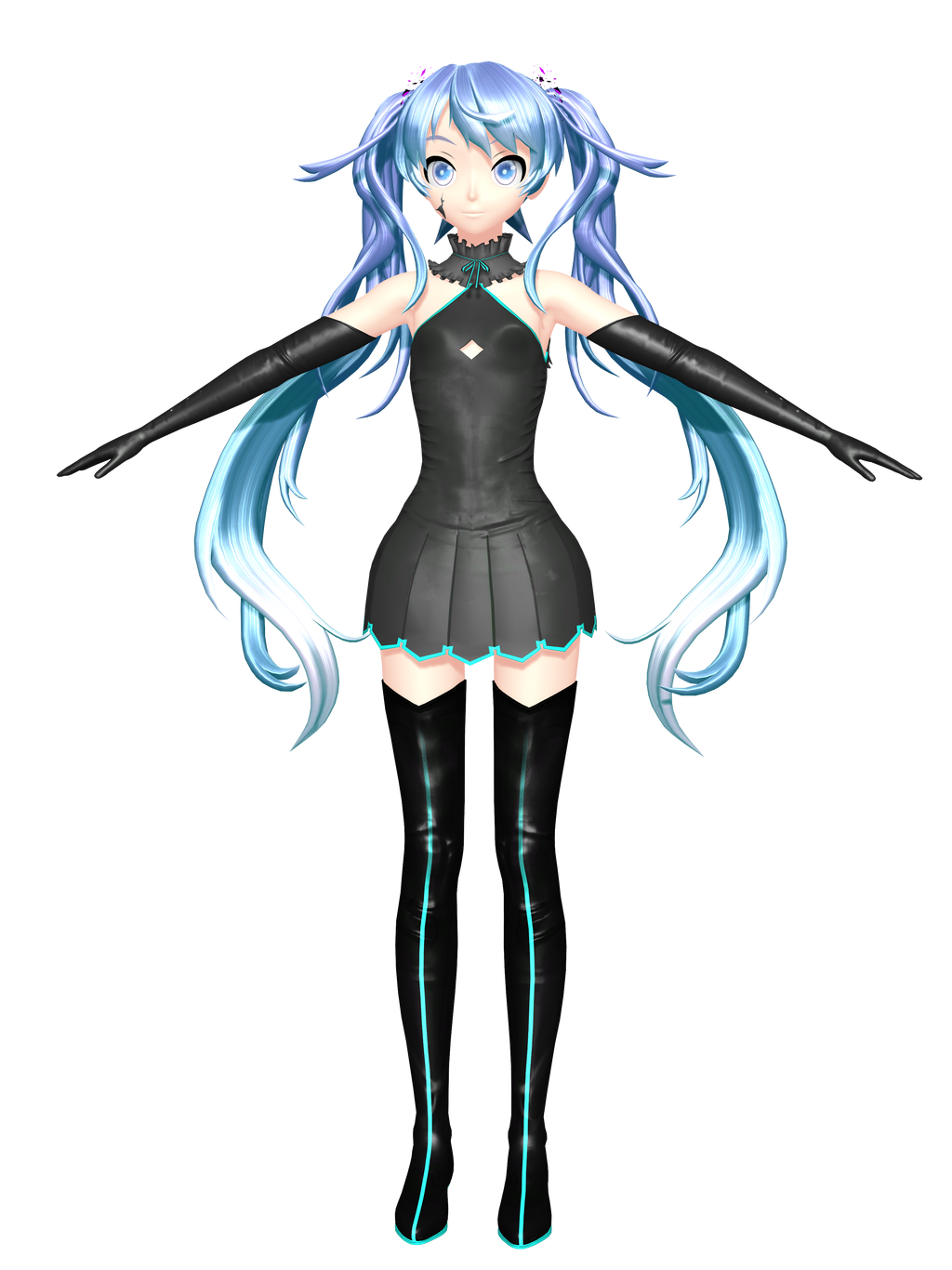 PDFTDX Ghost Rule Miku by Chizukimo on DeviantArt