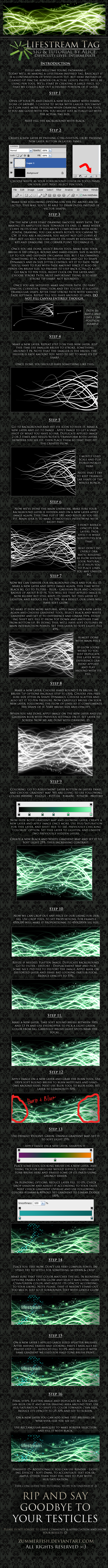 Lifestream signature tutorial