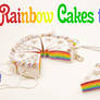 Rainbow Cakes tutorial + giveaway!