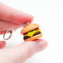 Cheeseburger keychain