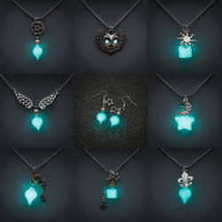 Glowing necklaces and earrings - May 5th