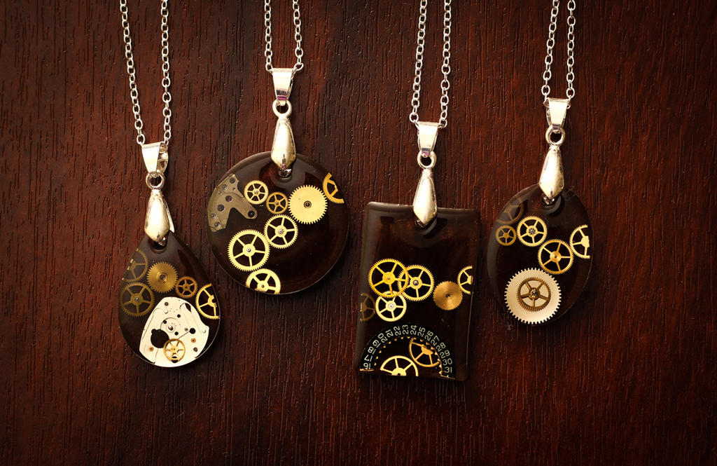 Steampunk pendants