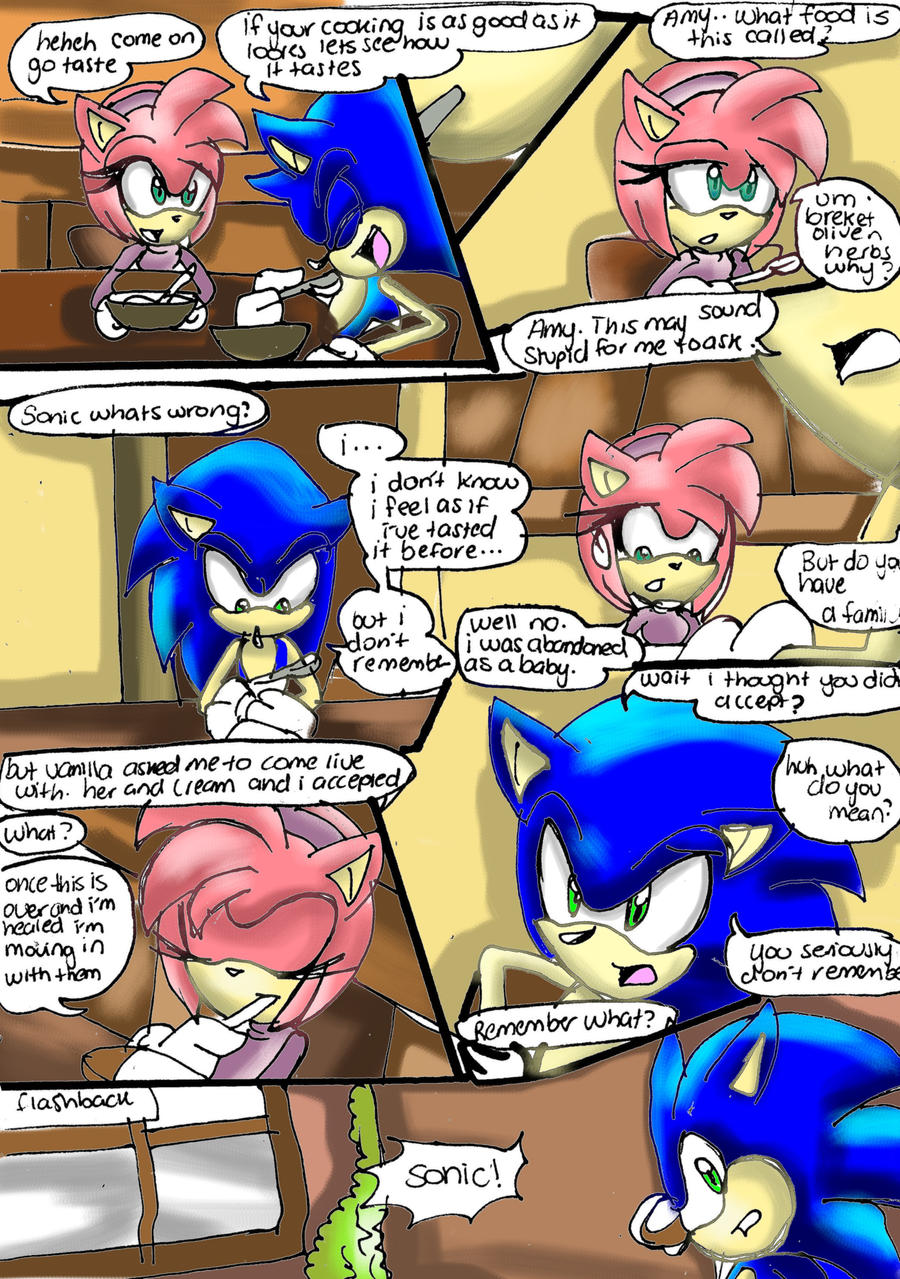 Sonamy! (Amy mistakes Boom Sonic :3 )