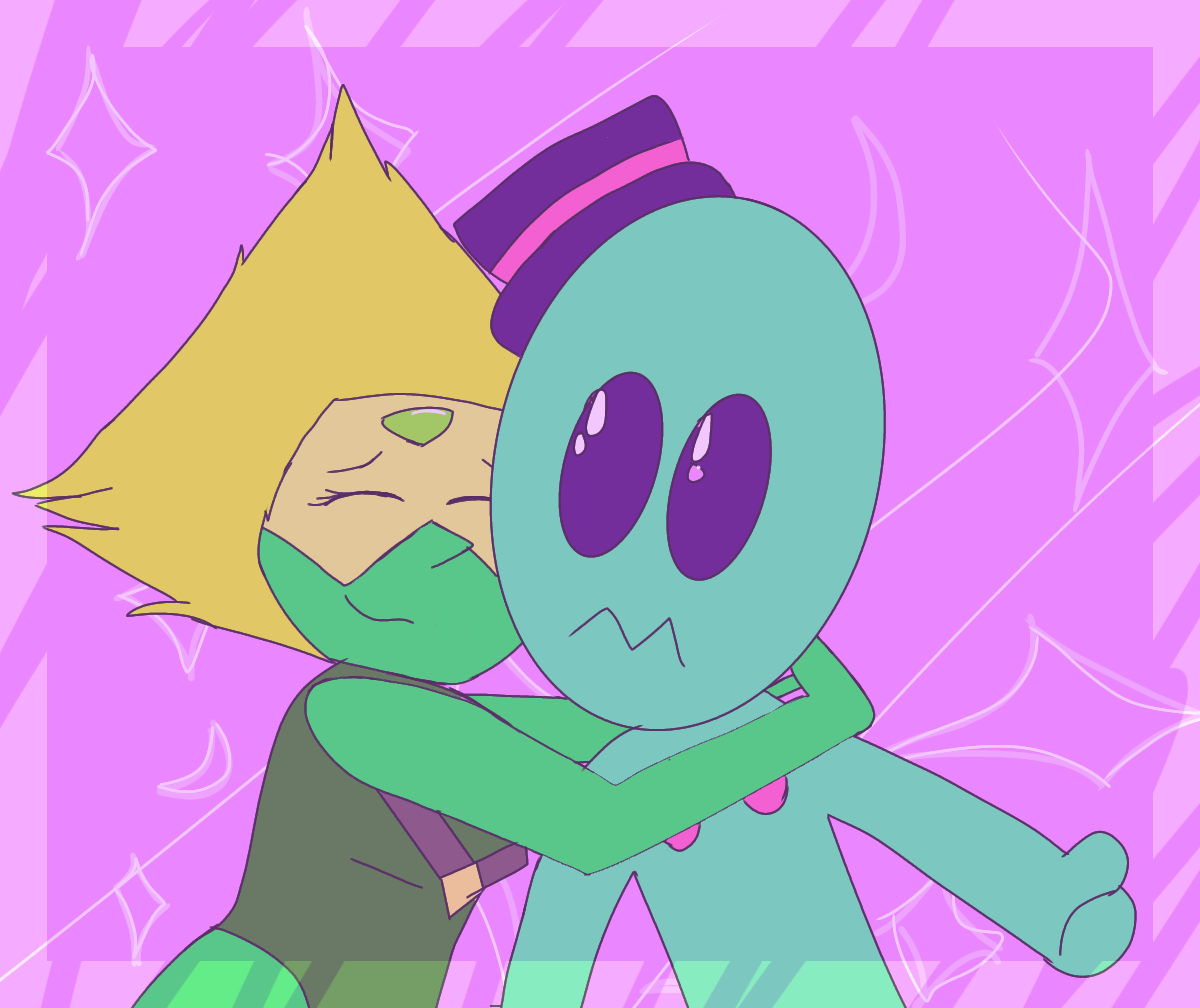 Peridot alien plush sales