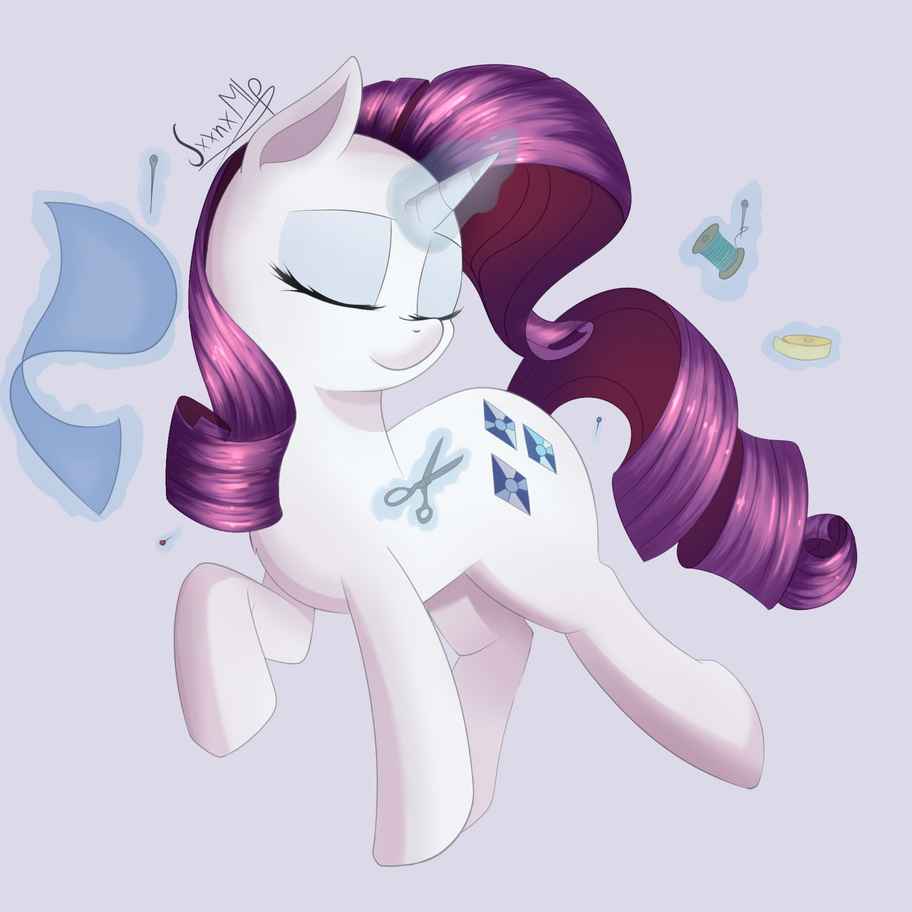 Deviantart Rarity Pony Rarity by JxxnxMLP on DeviantArt