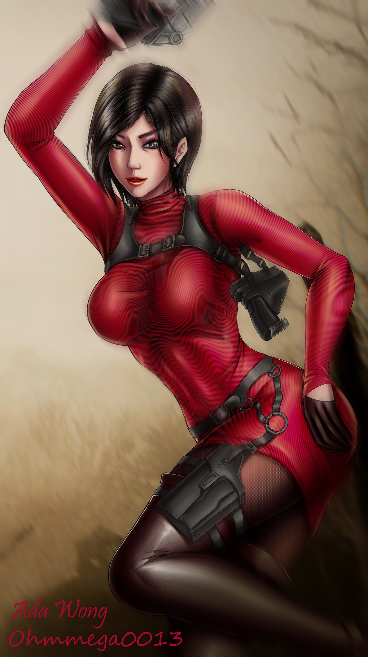 Ada Wong (RESIDENT EVIL 2) - Fanart by 7eslieblackrock on DeviantArt