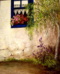 DROOPING WILLOW by Hydrangeas