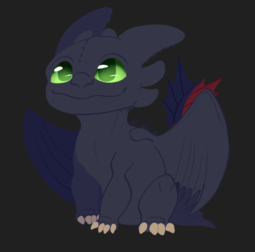 chibi toothless by Raijikaru on DeviantArt