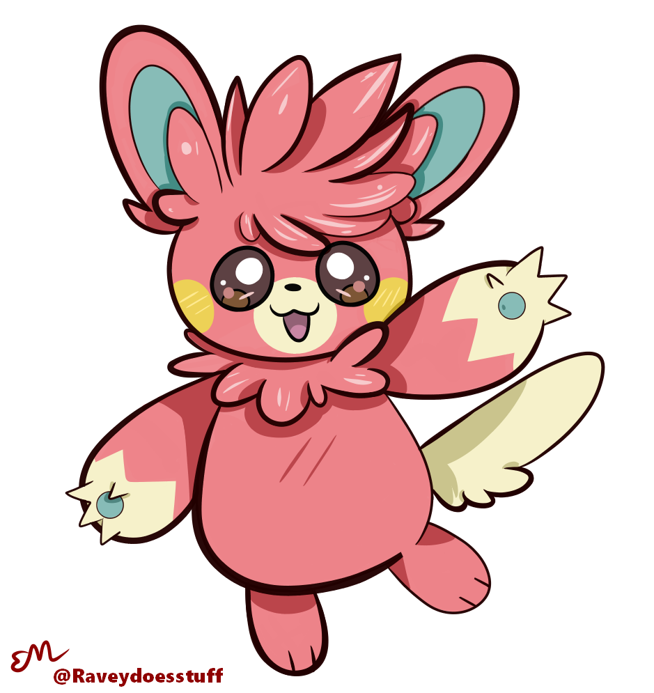 Shiny Pink Pokemon by TwilightMew16 on DeviantArt