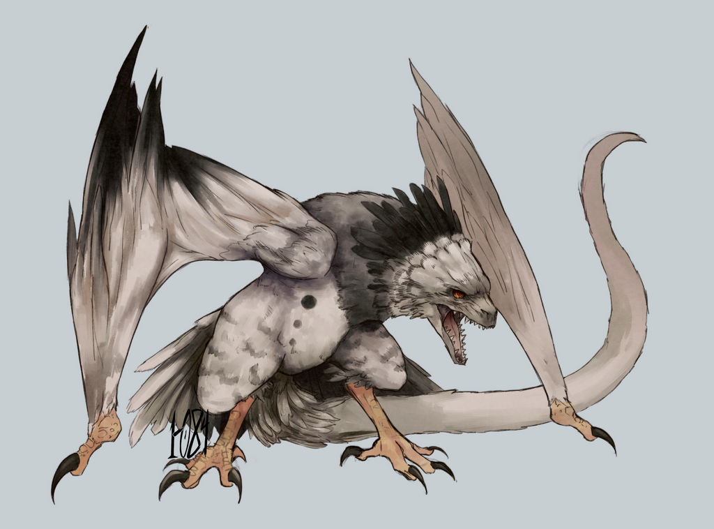 CE - Dragon X Harpy eagle by 1-084