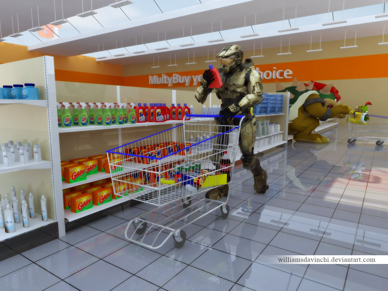 master chief shopping