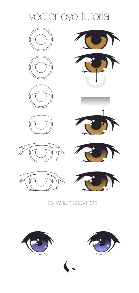 Vector Anime Eye Tutorial