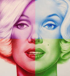 Colorblock Marilyn Monroe