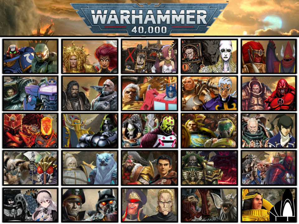 Warhammer 40k Matchups Chart by DemonFamily on DeviantArt