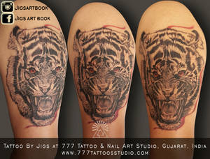 Tiger tattoo by Jigs