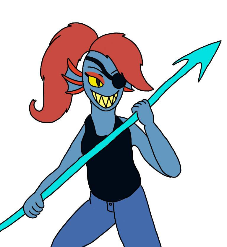 Undyne Fanart (Undertale) by HazelWrites on DeviantArt