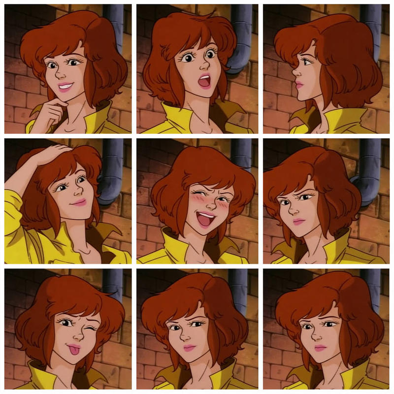 April Raspberry Person April Faces 4 by Cowabunga-April on DeviantArt