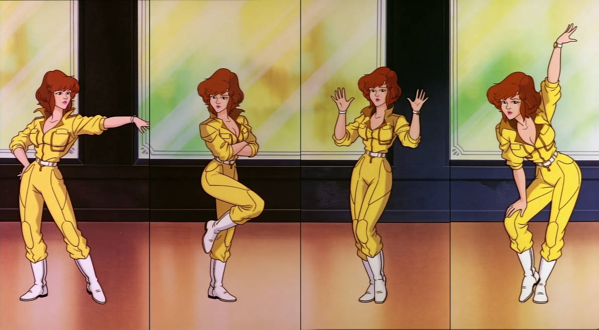 April Base Deviantart April O'Neil - Dance Poses by Cowabunga-April on DeviantArt