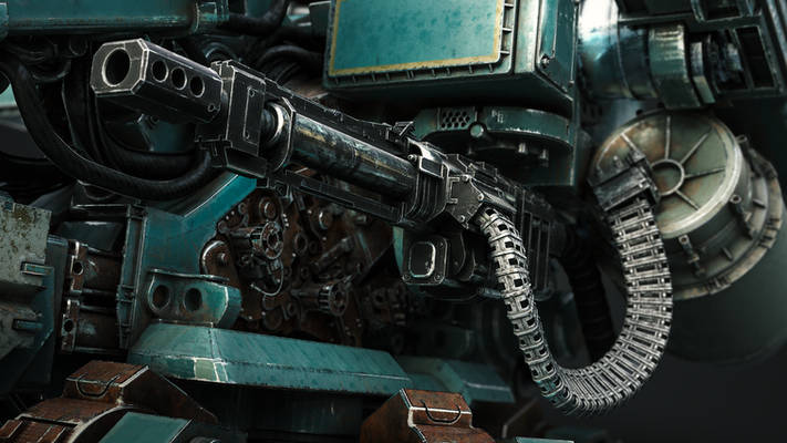 Guncrawler Weapon closeup