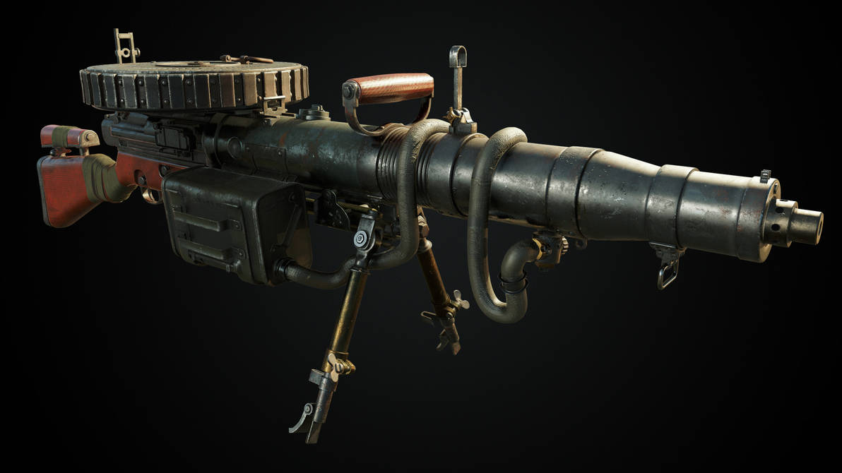 Vintage Machinegun by Darkki1 on DeviantArt