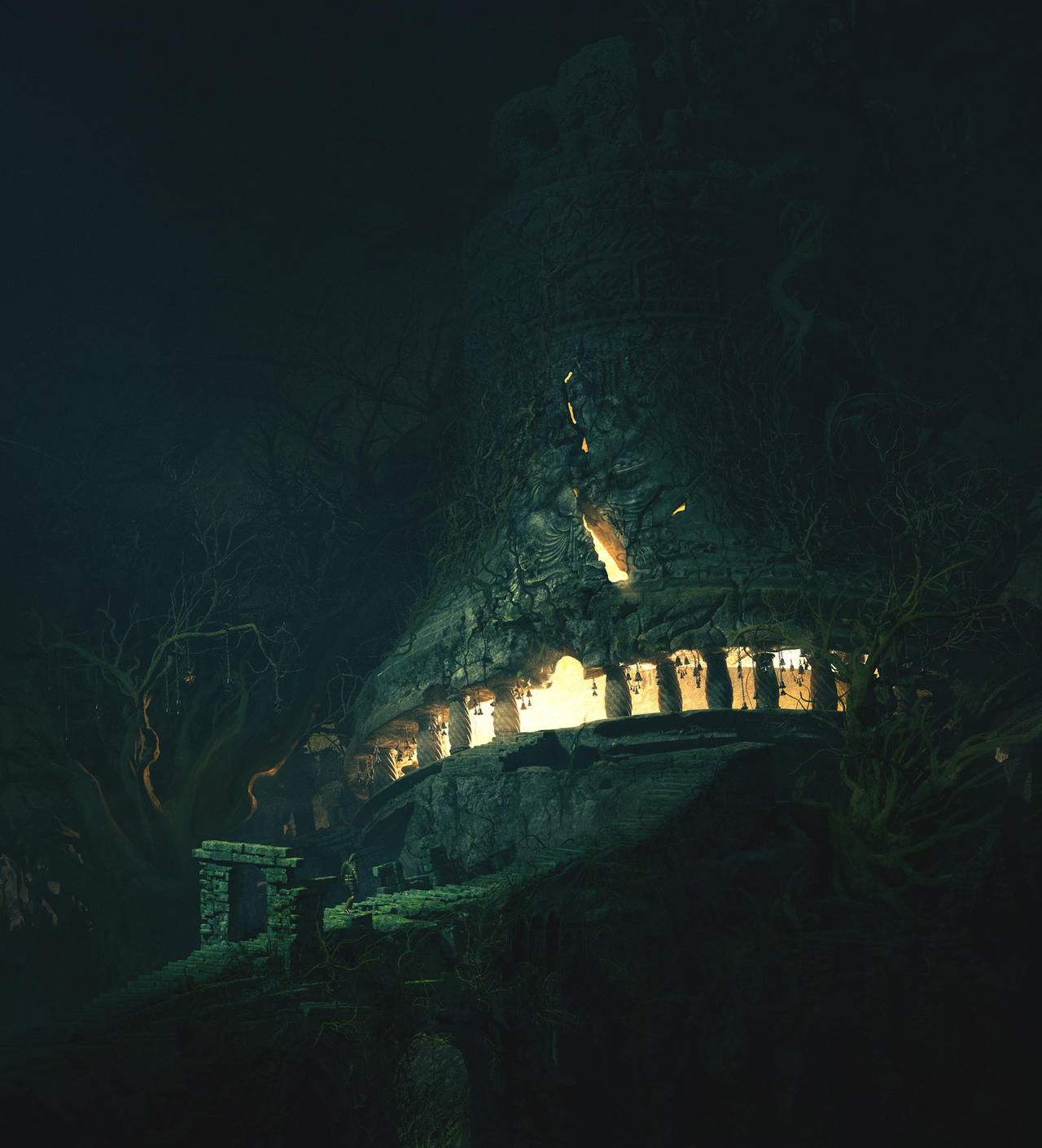 Temple Bell Ringer Bellringer - Temple by Darkki1 on DeviantArt