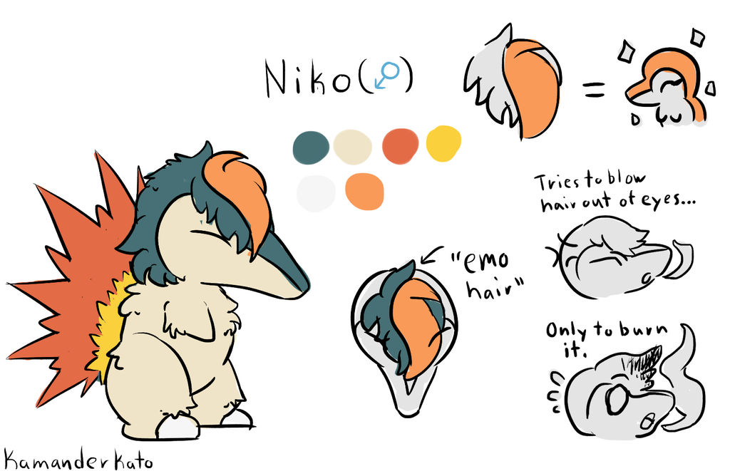 Niko Reference (Commission) by KamanderKato on DeviantArt