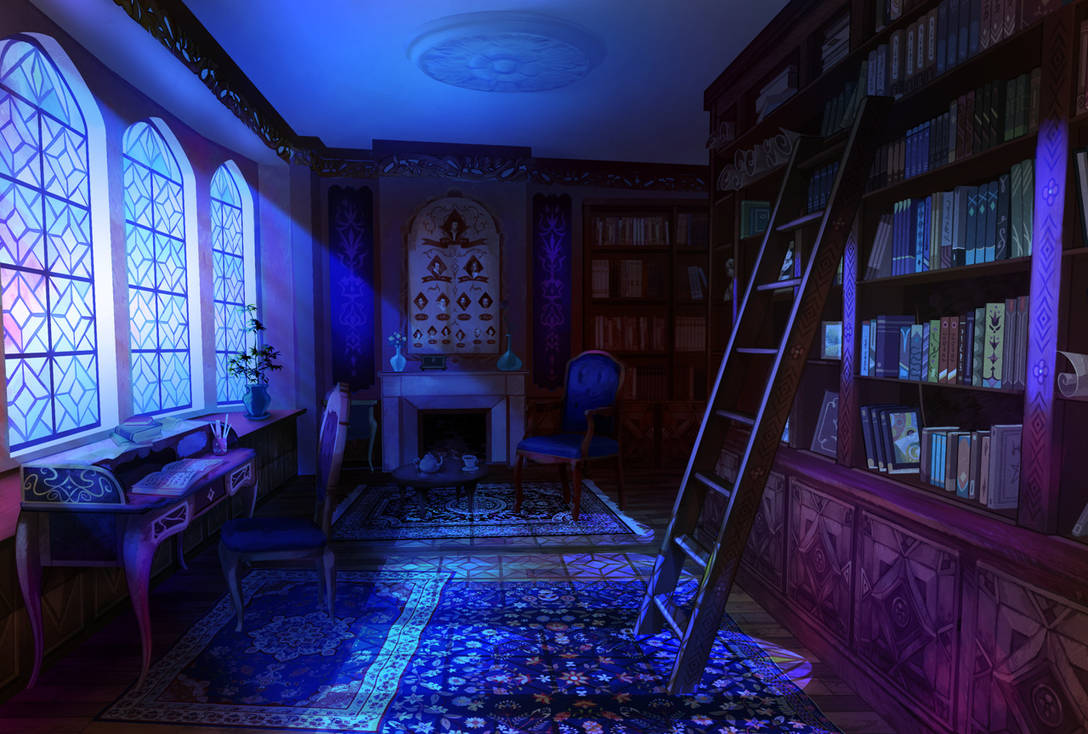 Library Night by AlexDelacroix17 on DeviantArt