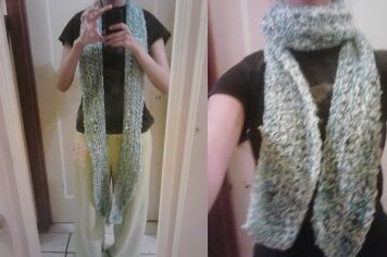 Oversized Crochet Scarf