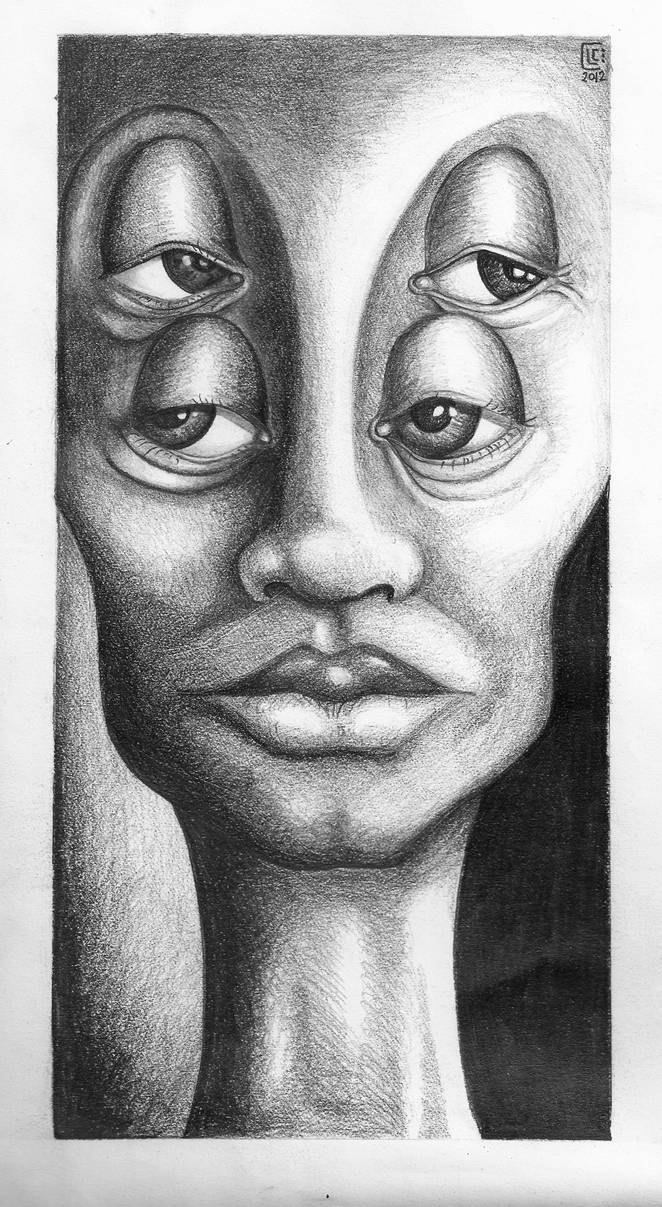 Double Vision original drawing by chalacha on DeviantArt