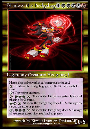 Shadow the Hedgehog - Magic by Luigifan18 on DeviantArt Shadow the Hedgehog - Magic by Luigifan18 on DeviantArt