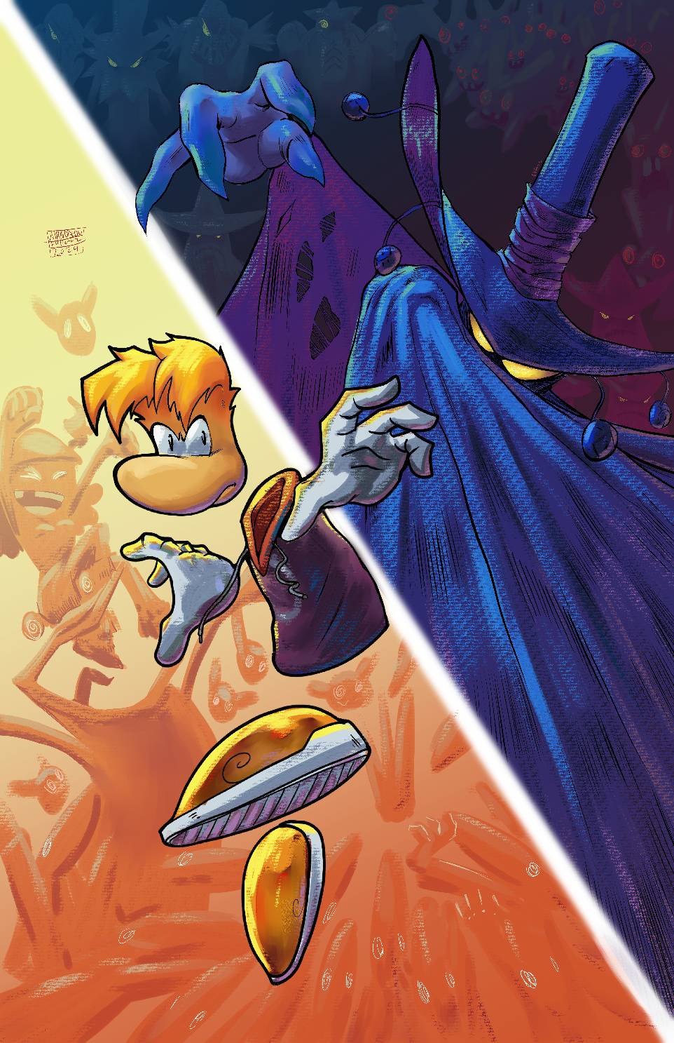 Rayman Sweating Rayman by Eli-Paint17 on DeviantArt