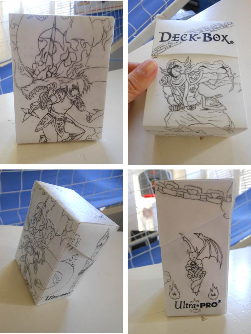 yugioh deck box custom VEHASAYO Card Box, Make Your Own Card Cases, Premium Leather Deck Case for TCG, MTG, CCG, OCG Storage, Compatible with Magic The Gathering : Toys & Games Design your own Custom Double Deck Box Custom Yu-gi-Oh! Deck Box by
