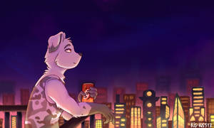 Looking at night skies with tasty soda