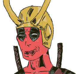 Deadpool -Loki Helmet-