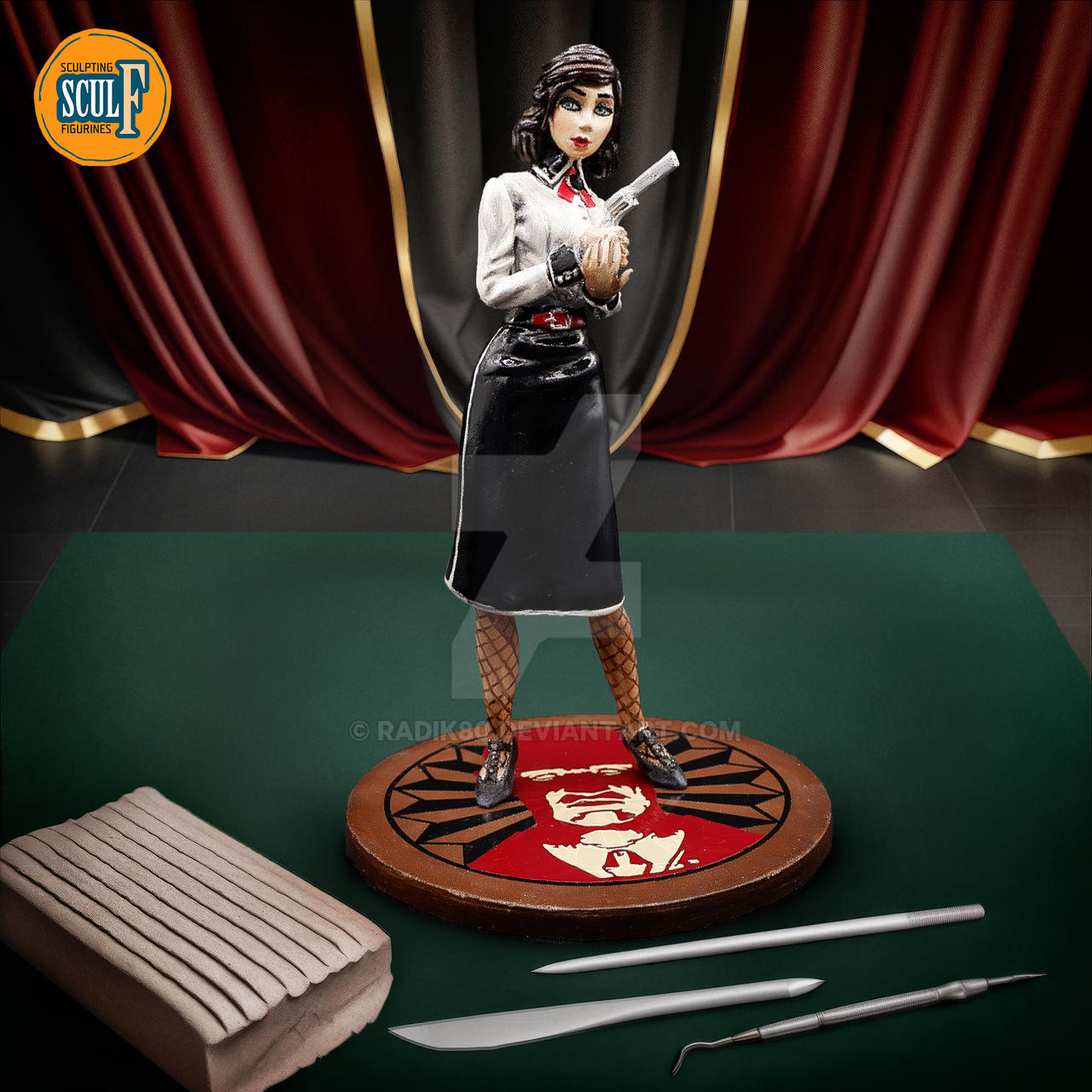 Custom statue Elizabet (Bioshock Infinite) by Radik80 on DeviantArt