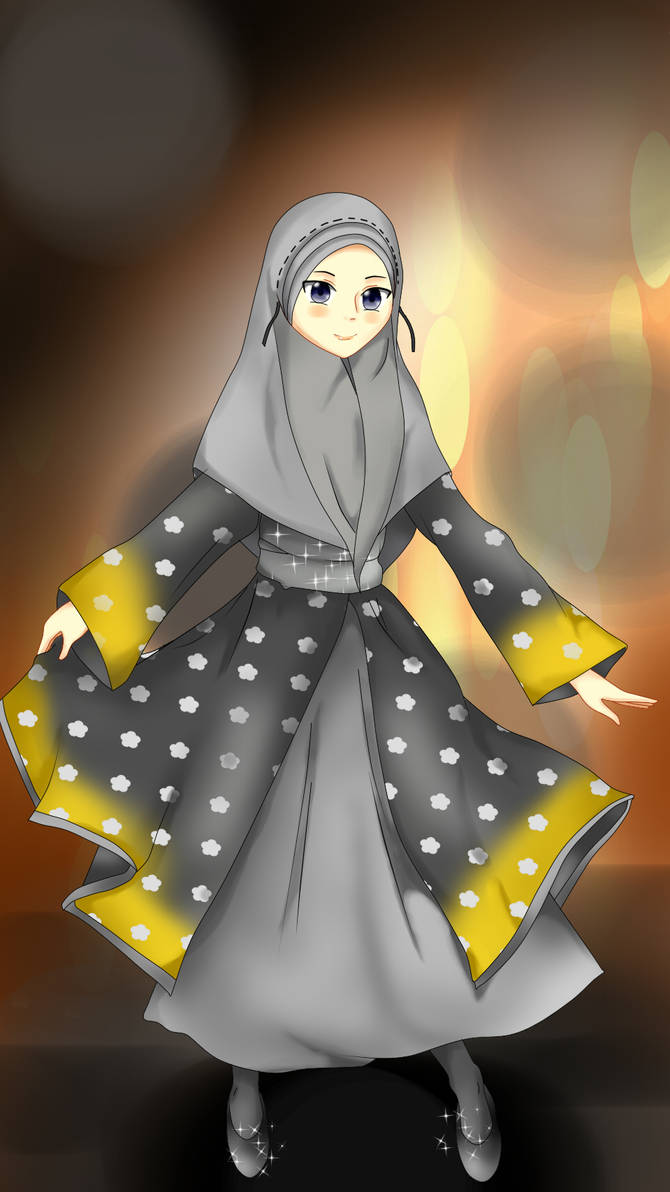 Anime muslim hijab - szuukie art - Digital Art, People & Figures