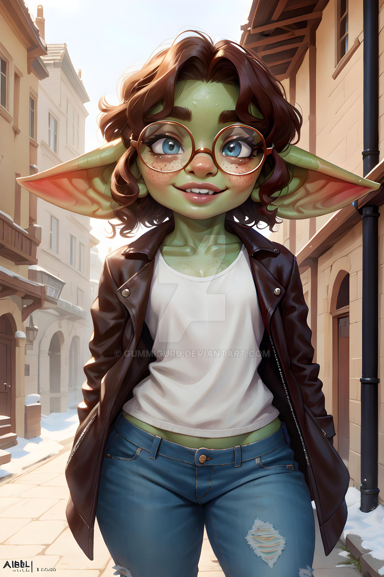Cute Nerdy Goblin Girl By GummiGuru On DeviantArt cute-nerdy-goblin-girl-by-gummiguru-on-deviantart
