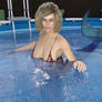 Mermaid In Pool