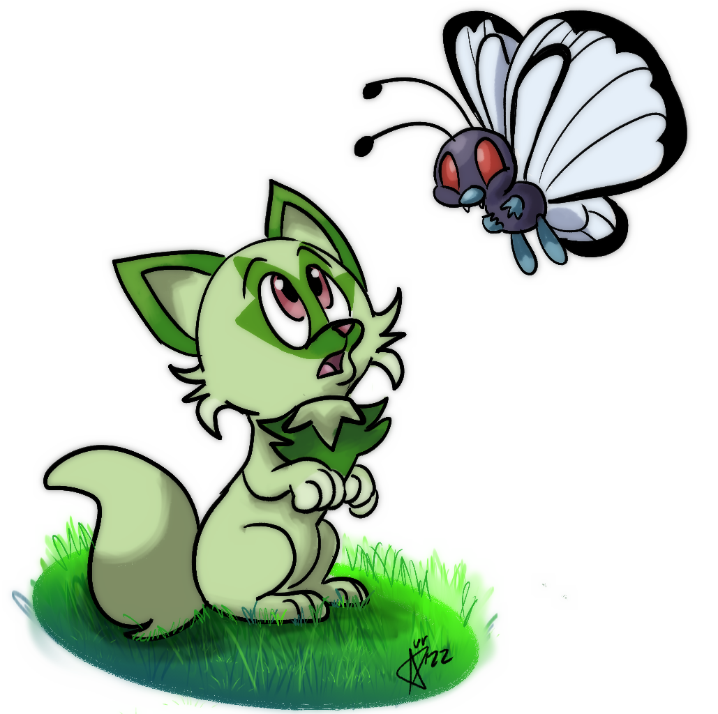 Sprigatito by blondiemutt on DeviantArt