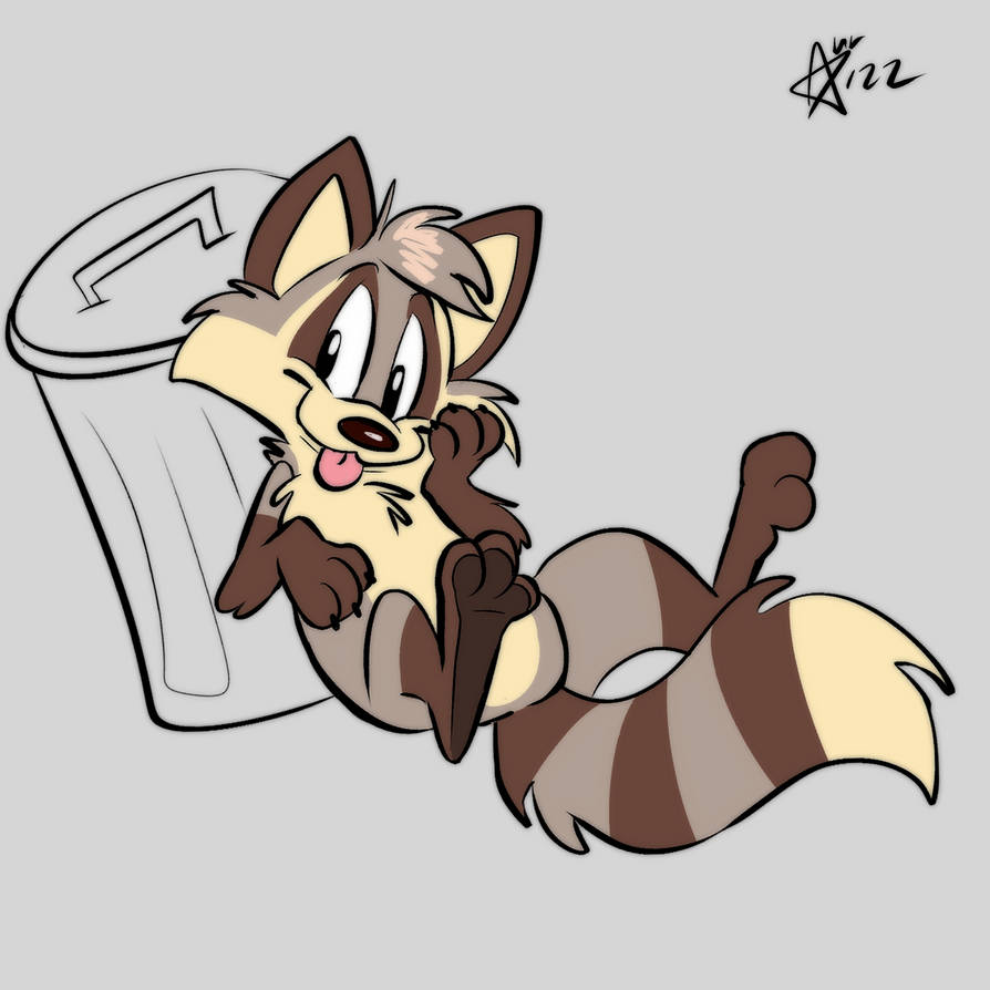 Yuk Racoon Raccoon by blondiemutt on DeviantArt